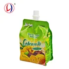 Cocktail Packaging Pouch Stand Up Spout Plastic Wine Bags For Drink