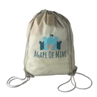 New Unisex Bag nylon Drawstring Cinch Sack Sport Travel Outdoor Backpack Bags