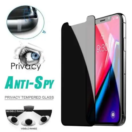 Privacy Anti-Peep Tempered Glass Screen Protector Screen Protective Film For IPhoneXS Max XR 7 8P 6S iphoneX, Light black
Privacy Anti-Peep Tempered Glass Screen Protector Screen Protective Film For IPhoneXS Max XR 7 8P 6S iphoneX, Light black