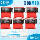 Red CPR Mask Keychains/CPR Face Shield With One-Way Valve ,Many colors available