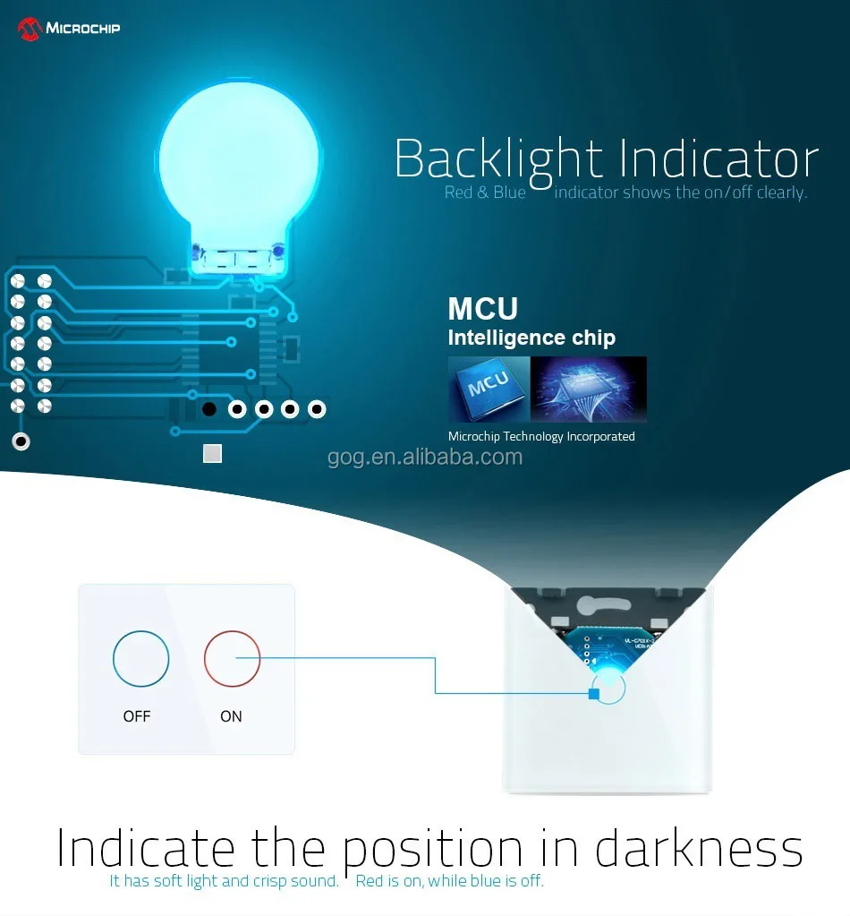 Crystal glass panel z-wave zigbee wireless remote control on off led light switch - ANKUX.COM
