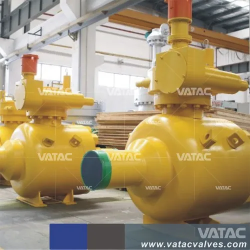 Vatac Cast Carbon Steel Underground Full Weld Ball Valve Extended Stem
