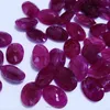 5*7mm natural red cabochon ruby light stone gem