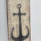 Craft Art Exquisite Handmade Craft Sea Anchor Custom Designs String Art Craft Wood
