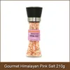 Gourmet Himalayan Pink Salt Crastal 210g in Adjustable Recyclable Refillable Grinder