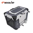 Custom indoor dog houses airline approved foldable pet travel carrier