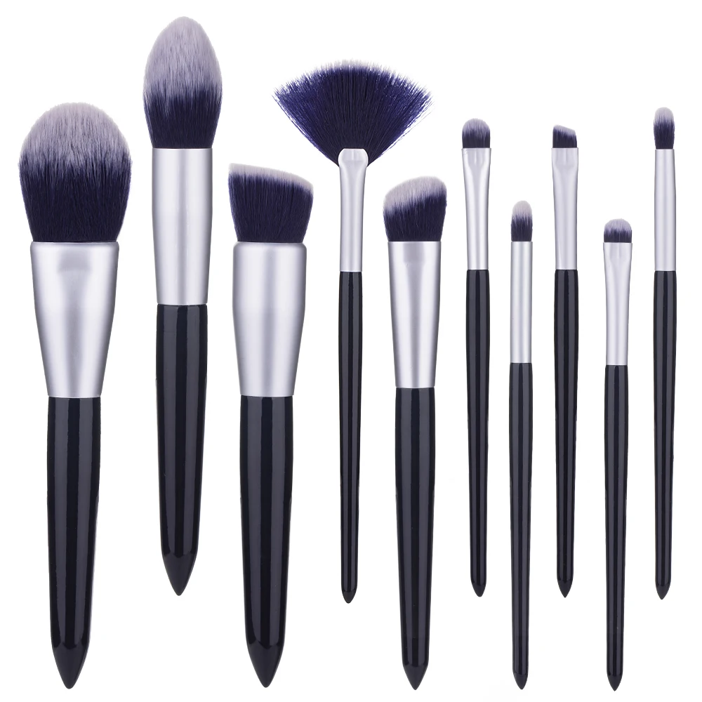 Luxury 10pcs Makeup Brush Beauty Tools Private Label Kit Navy Blue Professional Makeup Brushes Set
Luxury 10pcs Makeup Brush Beauty Tools Private Label Kit Navy Blue Professional Makeup Brushes Set