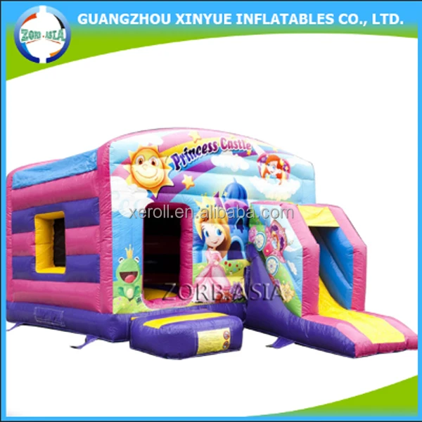 2016 Commercial princess inflatable bouncer, air jumping castle for sale