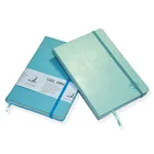 Non-dated 2020 A5 Dotted Grid Hard Cover PU Leather Custom Printing Weekly monthly Daily Academic Journal Notebook Planner