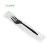 China biggest factory custom economic 2.5g wrap disposable pp salad black plastik plastic disposal fork