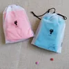Custom LOGO frosted zip lock plastic underwear zipper swimming clothes packaging bag