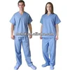 Wholesale breathable & Soft disposable anti-static scrub suits patient cloth