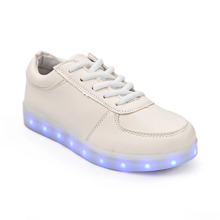 white light up shoes