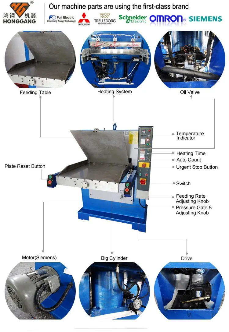 hydraulic plane leather plating machine