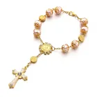 Creative Wholesale Beaded Rosary Bracelet Angel Jewelry China Rosary Bracelet Religious Jewelry Bracelet Rosary