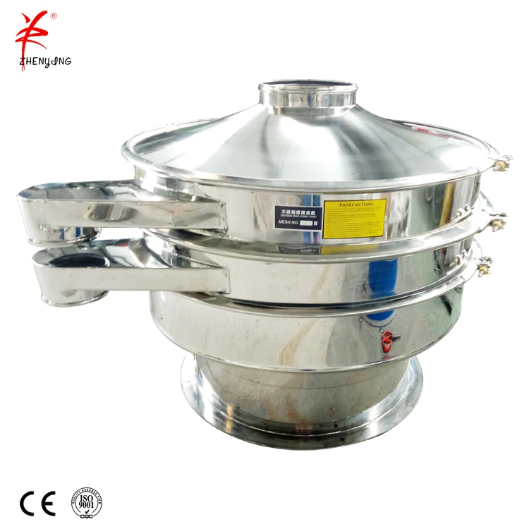 Industrial circular vibrating screen filter sieve