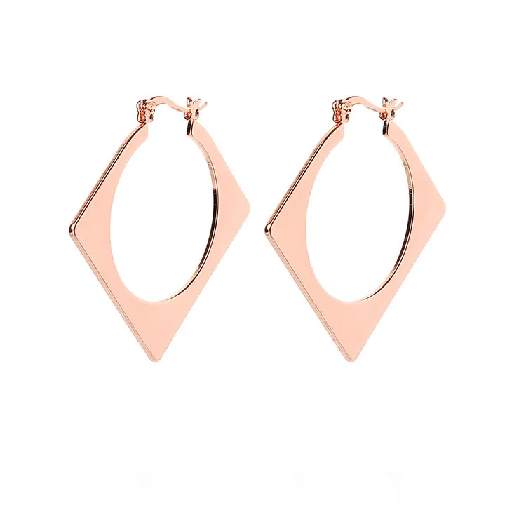 New Trend Geometric Square Hoop Earrings for Women Simple Statement Earring 2019, Gold;silver;rose gold
New Trend Geometric Square Hoop Earrings for Women Simple Statement Earring 2019, Gold;silver;rose gold