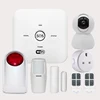 Tuya APP control wireless GSM alarm system 2.4G WIFI GPRS home security alarm kit