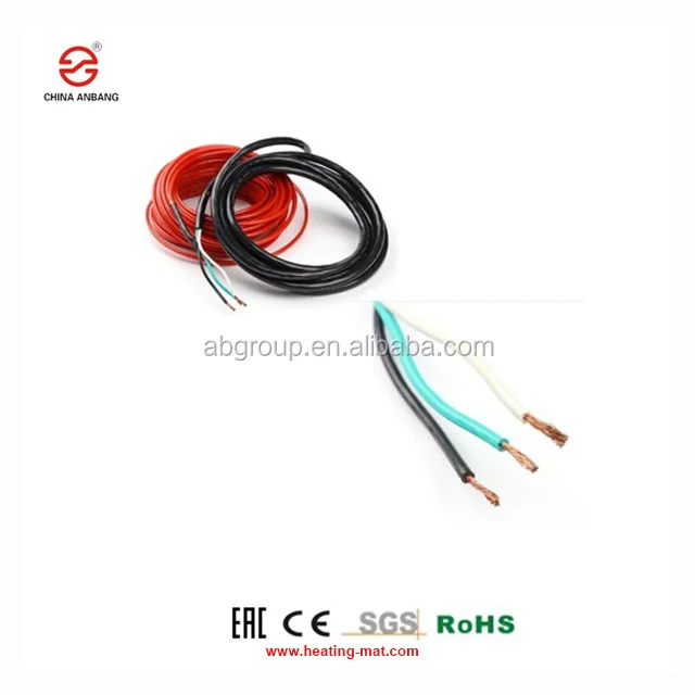 220v Electric Radiant Floor Heating Cable System Underfloor