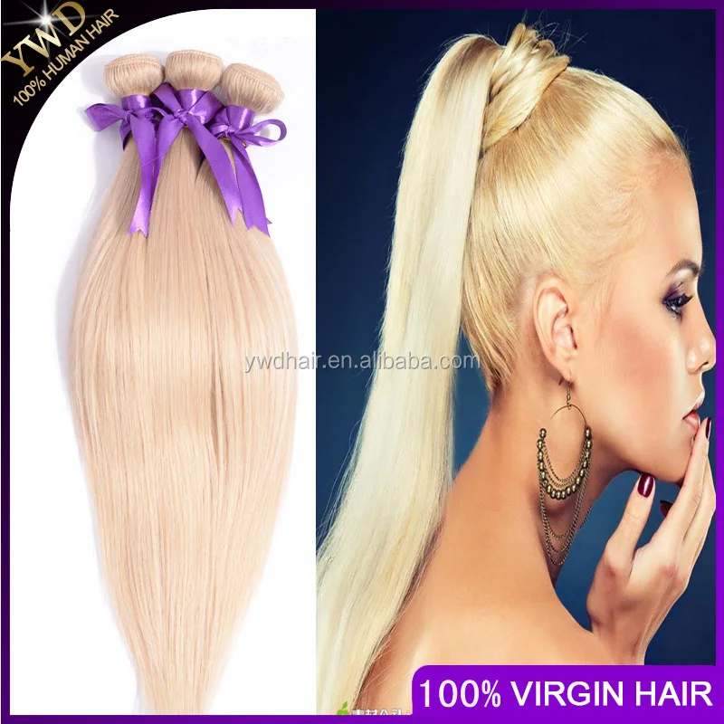 Top Hair Extensions 613 Brazilian Remy Hair Straight Honey Blonde Brazilian Hair