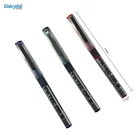 Roller ball liquid gel ink pen with 0.5mm extra fine point needle tip black blue red ink smooth writing dozen box