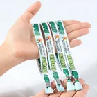New Style Custom Plastic Clip Fabric Wristbands