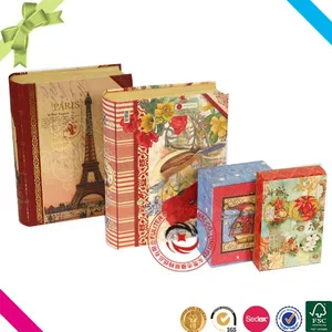 best price cardboard favor gift decorative book shaped boxes