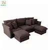 Wholesale new model sofa sets modern designs home funiture L type fabric material living room sofa set