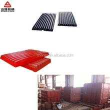 High manganese jaw plate for mining industry jaw crusher
