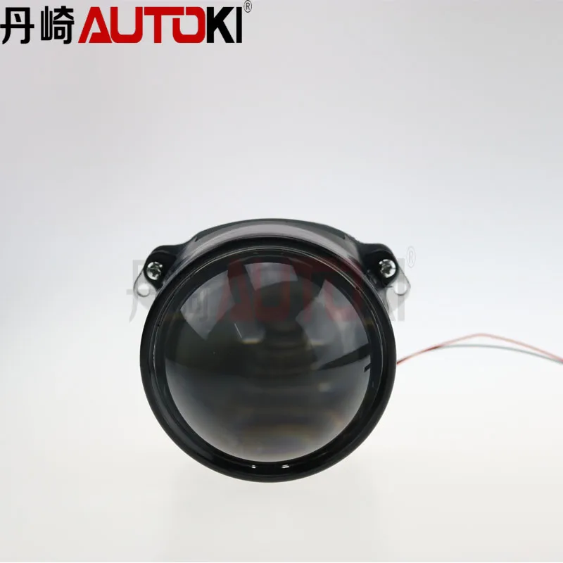 Autoki 3.0inch retrofits headlight ccfl angel eyes hid bi xenon projectors light