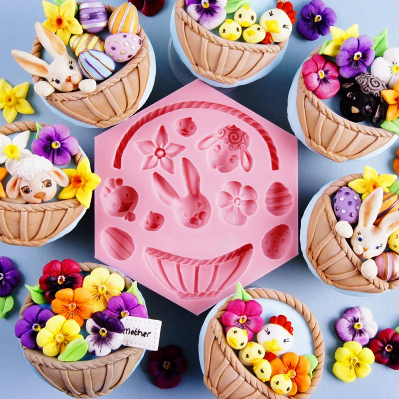 Lucky-Rabbit-Model-Silicone-Mold-Fondant-Mould-Cake-Decorating-Tools-Chocolate-Gumpaste-Mold-Sugarcraft-Kitchen-Gadgets