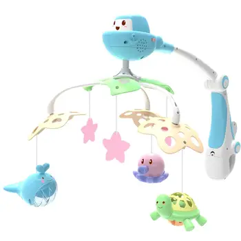 Plastic Mobile Toys For Babies With Music And Projector For Baby