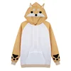 Cute Shiba Inu Long-sleeved Hoodie Women's Autumn and Winter Anime Unisex Clothes Amazon Hot Sale Long Sleeve Spot Clothing