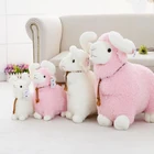 customized Stuffed cuddly animals & sheep animal body pillow & plush happy sheep farm animal for promotion