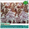 Big flower print 100 polyester twill construction fabric