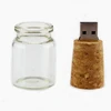 Tiny Glass Jar with Cork Shape USB 2.0 USB Stick 8GB Gift for Men