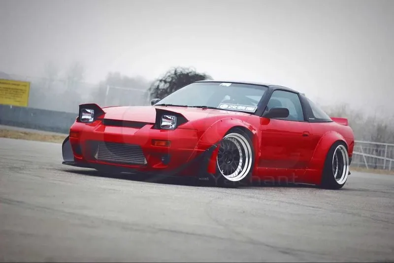 1989-1994 Nissan 180SX RPS13 Rocket Bunny Wide Body Style Body Kit FRP (19).jpg