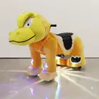 Electric walking animal ride motorized plush riding animals for sale
