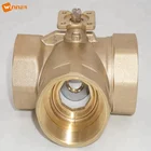 Best quality electric motorized water control valve for HVAC system, heat pumps