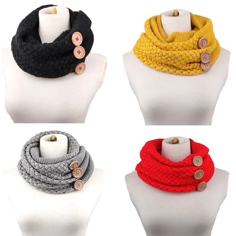 2019 New Autumn Winter Warm Neck Ladies Women Girls Knit Scarf With Buttons Knitted Neck Scarf
2019 New Autumn Winter Warm Neck Ladies Women Girls Knit Scarf With Buttons Knitted Neck Scarf