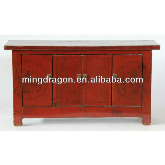 Chin u00eas antigo armário aparador vermelho brilhante Outros móveis de estilo antigo ID do produto Aparador Pequeno Com Espelho ~ Chin u00eas antigo armário aparador vermelho brilhante Outros móveis de estilo antigo ID do produto
