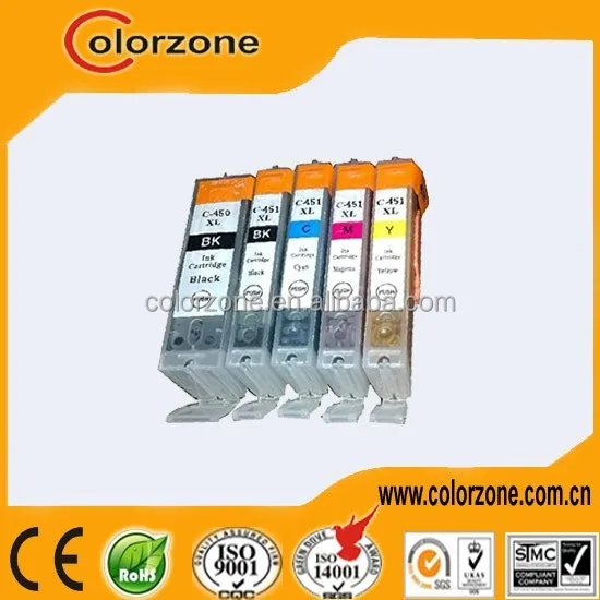 Compatible ink cartridge for canon 450/451