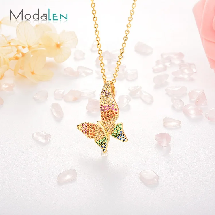 Modalen cz Crystal Charm Gold Plated Jewelry Diamond Butterfly Necklace, Yellow gold
Modalen cz Crystal Charm Gold Plated Jewelry Diamond Butterfly Necklace, Yellow gold