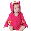 Full color animal children hooded bath towel KIDS hooded bathrobe wear towels