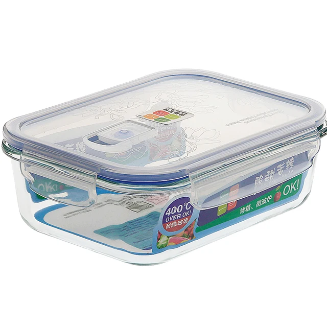 Various capacity airtight crisper 1040ml glass food storage containers box with plastic lid, Customized
Various capacity airtight crisper 1040ml glass food storage containers box with plastic lid, Customized