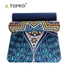 TOPKO Custom Eco Friendly Digital Printed TPE Suede Yoga Mat