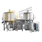 Turnkey Full Automatic 20BBL Craft Beer Machine Micro Beer Machinery Brewing Equipment
