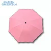 New Delicate Multi-function Hot Selling Promotional Inventory 21''8K 3 Folding Dry wet Magic Color Changing Umbrella For Women