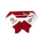 OEM Price Custom Logo Acrylic Knitted Scarf Fashion Jacquard Acrylic Knitted Scarf For Winter Outdoor Activities