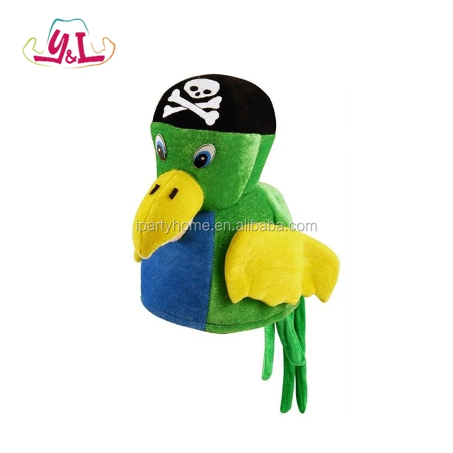 halloween party pirate parrot hat